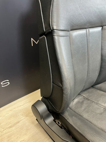 06-10 BMW E60 M5 Interior Front Seats Black Complete Powered