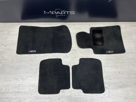 Used Genuine 2008-2011 BMW E90 M3 Carpets Floor Mats Black Front & Rear