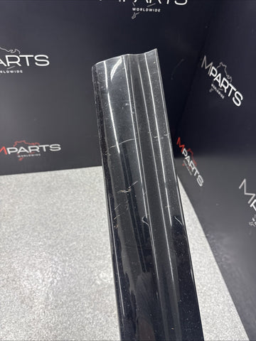 BMW E46 M3 01-06 RIGHT PASSENGER SIDE SKIRT ROCKER PANEL MOLDING JET BLACK