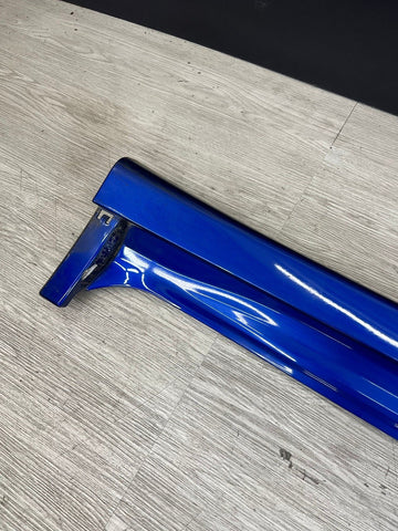 BMW 18-24 X3 X3M F97 G01 Left Side Skirt Rocker Panel Molding Marina Bay Blue