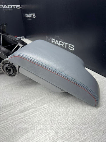 2001-2006 BMW E46 M3 Center Console Armrest Arm Rest Grey