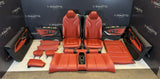 15-20 OEM BMW F83 M4 Convertible Sakhir Orange Red Complete Interior Seats Set