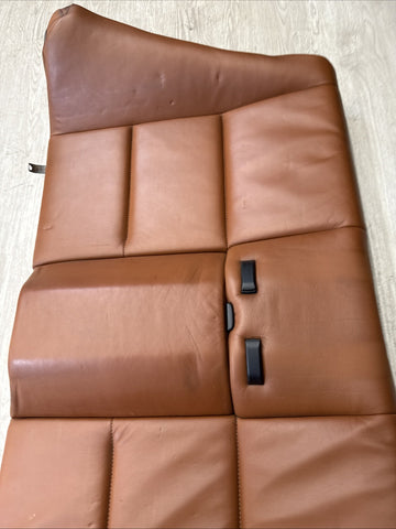 BMW 01-06 E46 M3 Convertible Rear Seat Back Rest Cinnamon Leather Backrest