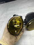 01-06 BMW E46 M3 00-03 E39 M5 Left Right Fog Lights Foglight Non Fluted Yellow