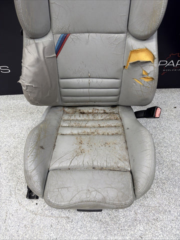 95-99 BWM E36 M3 Passenger Vader Sport Seat Frame Shell Backing OEM Gray