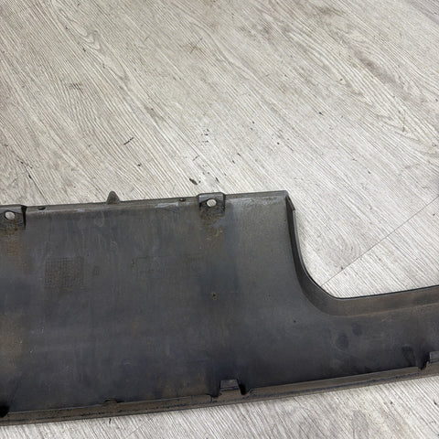 01-06 BMW E46 M3 Rear Bumper Lower Lip Diffuser Trim Panel OEM Jet Black *Crack*