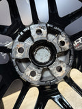 NISSAN GTR R35 FRONT & REAR SET ALLOY WHEELS RIMS BLACK OEM STAGGERED