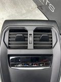 BMW 21-26 G20 G26 G82 Rear Center Console Air Vent Heater Switch Panel Black