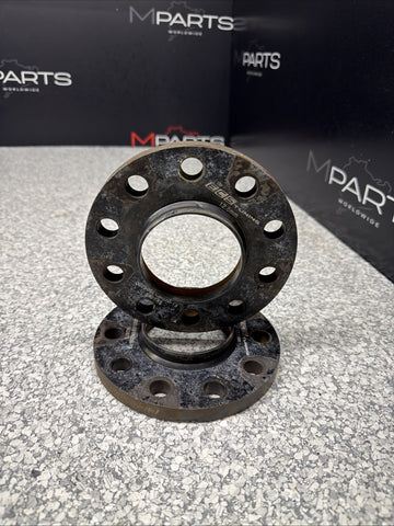 12.5MM Spacers No Bolts PAIR 5x120 BMW E & F SERIES ECS Tuning