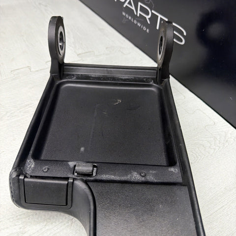 01-06 BMW E46 M3 Center Console Armrest Arm Rest Black Leather *Notes*