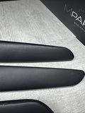 01-06 BMW E46 M3 Convertible Door Upper Arm Rest Armrest Pads Black *Notes*