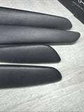 01-06 BMW E46 M3 Convertible Door Upper Arm Rest Armrest Pads Black *Notes*