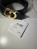 NEW Christian Dior Signature Logo Buckle Belt Women’s Black Small
