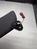 01-06 BMW E46 M3 Coupe Right Passenger Sun Visor Shade Mirror Black OEM