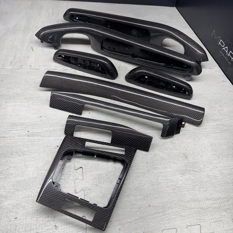 BMW E46 M3 01-06 Convertible Carbon Fiber Interior Trim Set 8 Piece