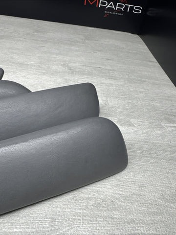 01-06 BMW E46 M3 Convertible Door Upper Arm Rest Armrest Pads Grey Gray *Notes*