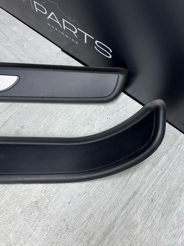 08-13 OEM E92 E93 BMW M3 Left Right Pair Door Sills Panels Scuff Plates