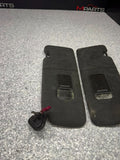 08-10 BMW E63 650i M6 COUPE Interior Sun Visor Left and Right Set OEM