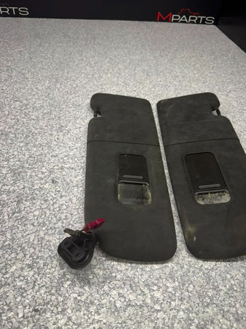 08-10 BMW E63 650i M6 COUPE Interior Sun Visor Left and Right Set OEM
