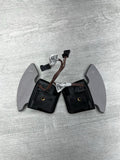 08-14 BMW E90 E92 E93 M3 X5M X6M DCT Steering Wheel Paddle Shifters Levers OEM
