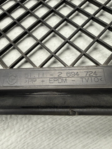 Genuine 01-06 BMW E46 M3 Front Center Bumper Grille Cover Trim *Crack