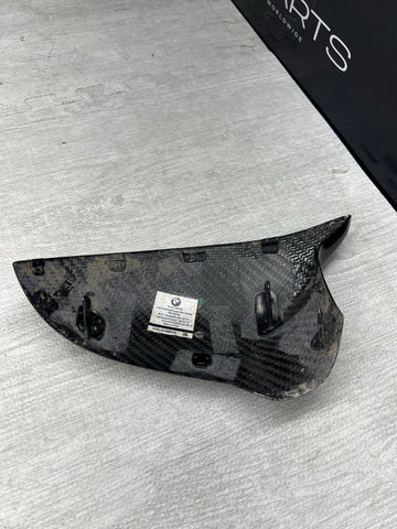 BMW 15-20 F80 F82 F83 M3 M4 Genuine OEM Carbon Fiber Left Driver Mirror Cover