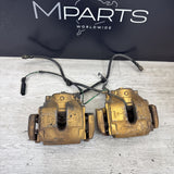 01-06 E46 M3 Front Brake Calipers Left Right Pair Set Yellow