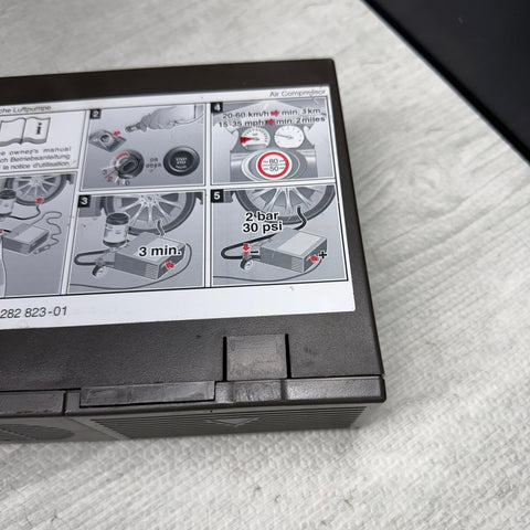 2008-2013 BMW M3 E90 E92 Emergency Tire Kit Compressor Air Pump OEM 71102282823