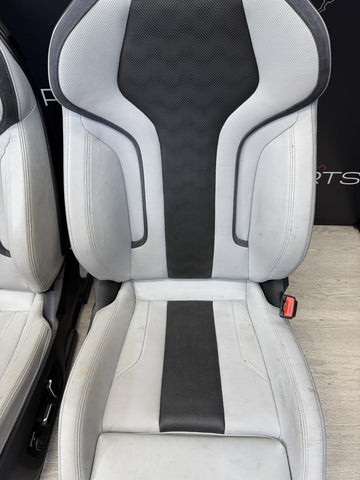 BMW 21-25 G83 M4 Front Merino Silverstone Leather Seat Powered Heated OEM