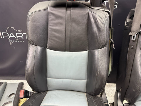 08-13 BMW E93 M3 Convertible Complete Interior Seats Black Silverstone Novillo