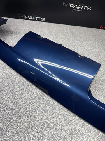 01-06 BMW E46 M3 Rear Bumper Lower Lip Diffuser Trim Panel OEM Topaz Blue