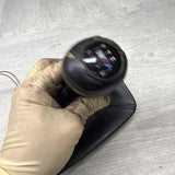 BMW 01-06 E46 M3 6 SPEED SHIFT KNOB OEM Illuminated *Worn Leather*