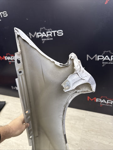 01-06 BMW E46 M3 Driver Left Fender Alpine White Camouflage Wrap