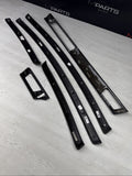 08-13 BMW E92 E93 M3 Interior Trim Set Carbon Leather OEM *4 Broken Tabs