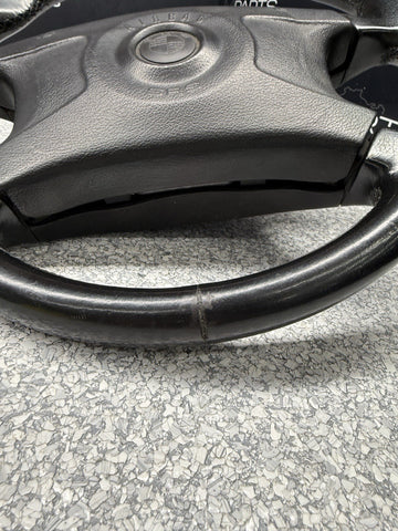 95-99 BMW E36 M3 Steering Wheel Black 4 Spoke