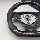 08-13 BMW E90 E92 E93 M3 OHC Carbon fiber Steering Wheel Tri Stitched Manual