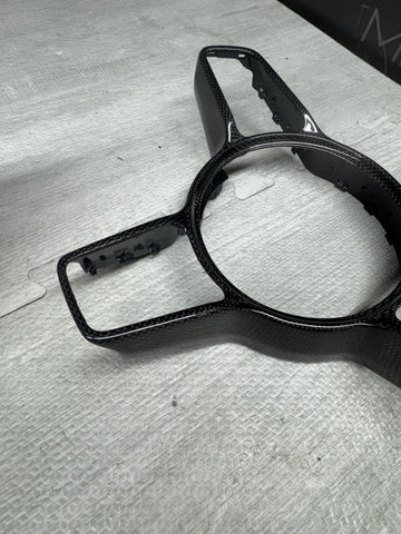 Real Carbon Steering Wheel Bezel For Porsche 911 991 GT3 RS GTS Carrera 2016-18