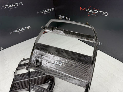 21-26 BMW G80 G82 G83 M3 M4 FRONT BUMPER KIDNEY CENTER GRILLE GRILL CARBON FIBER