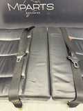 95-99 BMW E36 M3 Rear Folding Seat Backrest Pair Black Nappa Set OEM *Notes*