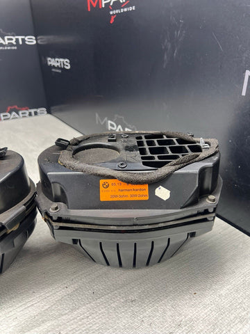 93-99 BMW E36 318I 328I M3 REAR DECK SUBWOOFERS SPEAKERS HARMAN KARDON PAIR OEM