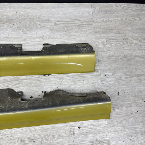 01-06 BMW E46 M3 Rocker Panel Side Skirts OEM Phoenix Yellow  *Notes*