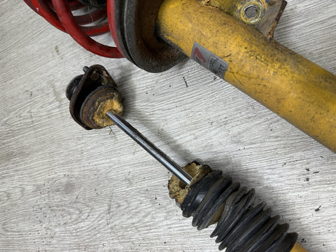 01-06 BMW E46 M3 KONI Front & Rear Suspension Struts Shocks H&R Lowering Springs