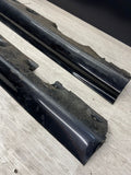 01-06 BMW E46 M3 Rocker Panel Side Skirts OEM Carbon Black