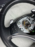 07-13 BMW E90 E92 E93 E87 328i 335 Sport Leather Steering Wheel Automatic