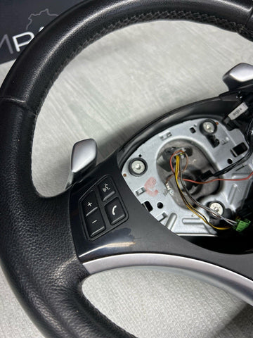 07-13 BMW E90 E92 E93 E87 328i 335 Sport Leather Steering Wheel Automatic