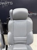 01-06 BMW E46 M3 Convertible Interior Front Heated Seats Gray Grey *Notes*