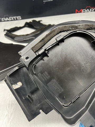 BMW E90 E92 E93 M3 08-13 Front Cabin Micro Filter Housings Covers Set Incomplete