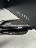 2019-2021 BMW F87 M2 Competition Left Fender Grille Trim Insert Carbon Fiber