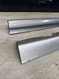 01-06 BMW E46 M3 Rocker Panel Side Skirts OEM Silver & Silver Grey Pair