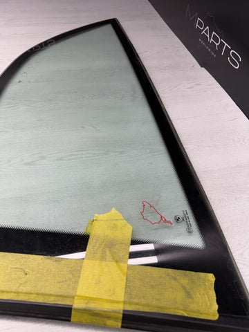 BMW Z3M 00-02 Coupe Clownshoe Left Rear Driver SIDE WINDOW DOOR GLASS